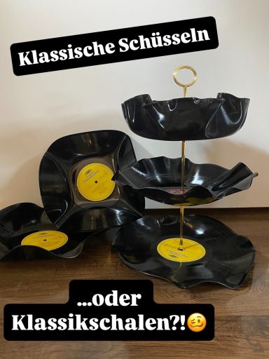 Schallplatten- Upcycling