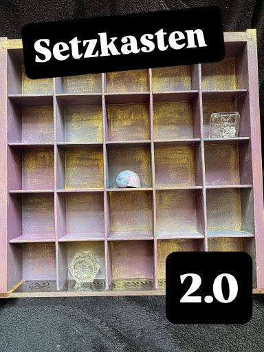 Kleines in Szene gesetzt Neuer Nutzen für eine Garnschublade